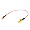 15cm SMA Hembra a MCX Macho Adaptador de ángulo recto RF Coaxial Coaxial Cable RG316