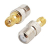 Adaptador de conector SMA hembra a F hembra