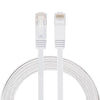 Cable LAN de red Ethernet plano ultrafino CAT6 de 3 m, cable de conexión RJ45 (blanco)