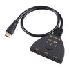 Conmutador bidireccional HDMI 3 x 1 4K 60Hz con cable HDMI flexible