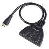 Conmutador HDMI 3 x 1 4K 60Hz con cable HDMI flexible