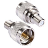 Conector hembra F a macho UHF