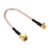 15cm SMA macho a MCX macho codo de 90 grados Cable RG316