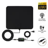 AN-1002 5dBi / 25dBi Antena HDTV para interiores con ventosa, VHF170-230 / UHF470-862MHz (negro)