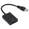 Cable convertidor de tarjeta gráfica externa USB3.0 a HDMI (negro)