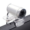 HXSJ A860 30FPS 480P HD webcam para escritorio / computadora portátil, con micrófono de absorción de sonido 10M, longitud: 1.4m (gris)