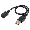 Cable convertidor USB macho a micro USB hembra, longitud del cable: aproximadamente 22 cm