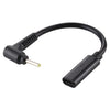 Cable de carga macho de 2.5x0.7 mm a USB-C / Type-C hembra
