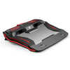 SSRQ-021S Versión de luz roja Flank Resplandor Dual-Fan Laptop Radiador Base de computadora ajustable de dos velocidades para computadoras portátiles menores de 18 pulgadas