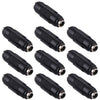 Conector adaptador hembra a hembra de 10 piezas 5.5x2.1mm