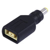 Adaptador de corriente de enchufe hembra cuadrado grande de 5,5 x 2,5 mm para Lenovo (negro)