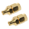 2 piezas SMA macho a conector coaxial RF hembra MCX