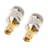 Conector coaxial RF macho a hembra N de 2 piezas SMA