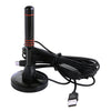 Antena de TV de alta ganancia de 22dBi para televisión DVB-T / sintonizador de TV USB con amplificador Amplificador de HDTV portátil
