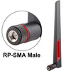 Antena macho 2.4G / 5G WiFi 12dBi RP-SMA para red de enrutador