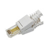 Enchufe modular del conector RJ-45 que prensa sin herramientas, versión corta Cat5e