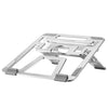 COOLCOLD U2S Soporte de aleación de aluminio ajustable en altura de doble triángulo hueco plegable portátil para portátil