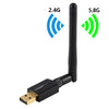 EDUP EP-AC1661 2 en 1 Bluetooth 4.2 + Dual Band 11AC 600Mbps Adaptador USB inalámbrico de alta velocidad Receptor WiFi