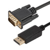 Cable convertidor de DP a VGA HD, longitud del cable: 1,8 m