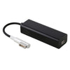 AnyWatt 85W USB-C / Type-C hembra a 5 pines MagSafe 1 macho convertidor de adaptador de carga serie L Head para MacBook (negro)