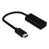 DNX-1 Mini USB 3.1 portátil USB-C / Type-C a HDMI HD 4K Cable de conversión (negro)