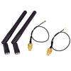 Antena plegable 2.4G con señal IPX Antenas duales de 5dBi