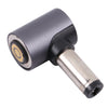 5.5 x 2.1 mm al adaptador de carga de enchufe de enchufe de cabeza redonda Magnetic DC