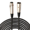 15m 3 pines XLR macho a XLR hembra MIC Cable blindado Micrófono Cable de audio
