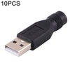 10 PCS 3.5 x 1.35mm a USB 2.0 DC Power Plug Connector