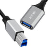 Cable de extensión de transmisión de datos de impresora con puerto cuadrado macho USB-C/Tipo-C 3.1 a USB 3.0, longitud: 1,2 m