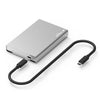 Blueendless U23Q SATA Caja de disco duro de interfaz Micro B de 2,5 pulgadas con cable USB-C / Type-C a USB-C / Type-C, grosor del soporte: 1 cm o menos