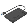 UNITEK SATA Caja de disco duro con interfaz USB 3.0 de 2,5 pulgadas, Longitud: 30 cm