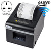 Xprinter N160II USB + Interfaz WiFi 80 mm 160 mm / s Impresora automática de recibos térmicos, enchufe del Reino Unido