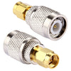2 piezas TNC macho a conector macho SMA