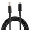 PD 100W 7.9 x 5.0mm macho a USB-C / Type-C cable de carga de energía de tejido de nailon macho, longitud del cable: 1,7 m