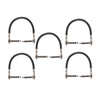 5 PCS TC095-15 Cable conector de efecto de guitarra macho a macho de 6,35 mm