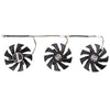 Ventilador de refrigeración de tarjeta gráfica de 3 piezas para Zotac GTX 1070-8GD5 X-OC, diámetro: 85 mm
