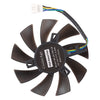 T129215SU Ventilador de refrigeración de repuesto con dos rodamientos de bolas de 4 pines para MSI Gigabyte GTX 1060 RX 480460570580 R9 290X RX 550 Ventilador enfriador de tarjetas, diámetro: 85 mm