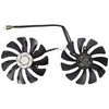HA9010H12F-Z Ventilador de refrigeración de tarjeta gráfica de 4 pines para MSI GeForce GTX 1050 Hurricane GTX 1060 Hurricane 6G GDDR, diámetro: 85 mm, pares