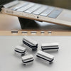 BASEQI iHUT-100 Tapón antipolvo de aleación de aluminio oculto para Macbook Pro Retina 13,3 / 15 pulgadas portátiles
