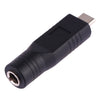 Conector de adaptador de enchufe macho de 5,5 x 2,1 mm hembra a USB-C / tipo C