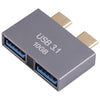 2 x Mujer USB a 2 x Adaptador Macho USB-C / TYPE-C