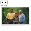 HSD1504 15.4 pulgadas LED 1280x800 Madre de foto digital de pantalla de alta resolución con soporte y control remoto, soporte de puerto SD / MMC / MS / USB, enchufe de la UE (plata)