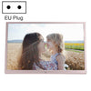 HSD1707 LED de 17 pulgadas 1440x900 Madre de foto digital de pantalla de alta resolución con soporte y control remoto, soporte de puerto SD / MMC / MS / Puerto USB, enchufe de la UE (Oro)