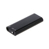 Bolígrafo grabador USB de 16 GB Reproductor de MP3 Reunión Clase de escucha Bolígrafo de memoria para anciano (negro)