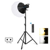 Kit de fotografía con luz de estudio de vídeo PULUZ de 220 V, 120 W, 3200 K-5600 K + soporte de luz de 2,8 m + softbox con linterna plegable de 65 cm (enchufe de la UE)
