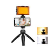 PULUZ LIVE BROADCAST Smartphone Smartphone Light Vlogger Kits con luz LED + Soporte de trípode + Titular de la abrazadera del teléfono (Negro)