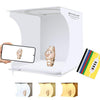 PULUZ 30 cm anillo plegable tablero de luz foto iluminación estudio tiro tienda caja Kit caja con Panel de luz sin sombras