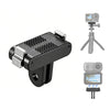 Soporte de base magnética de liberación rápida de plástico PULUZ para DJI Osmo Action 6/Nano (negro)