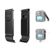 Cubierta de interfaz lateral de batería ABS para GoPro MAX2 PULUZ (negra)